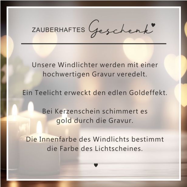 Windlicht-Set Hochzeit Love - personalisiert