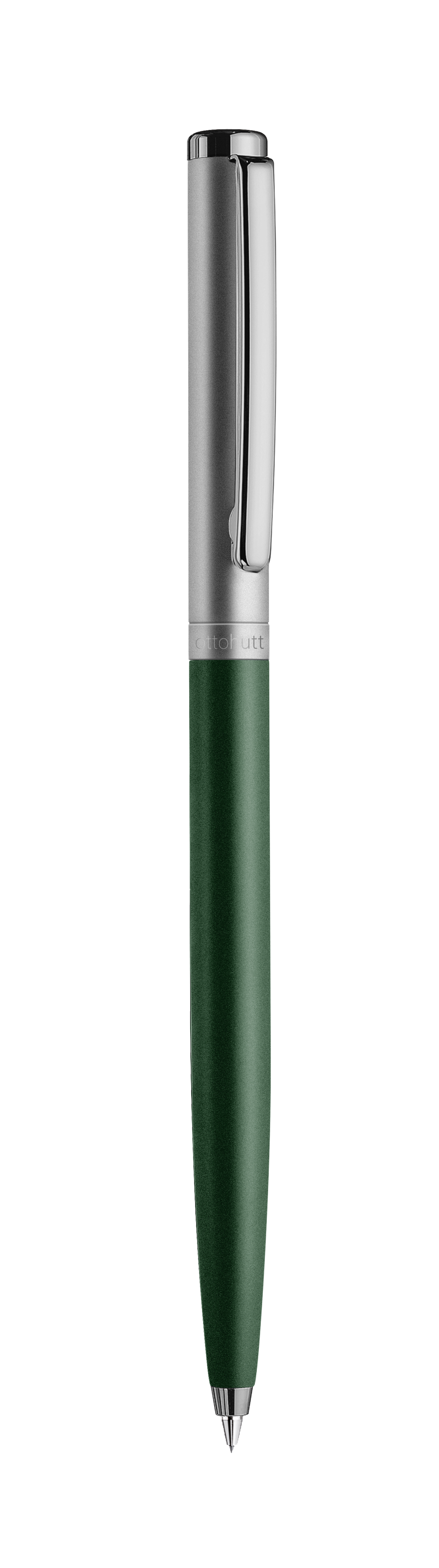 Kugelschreiber grün matt/Ruthenium matt - Design 01