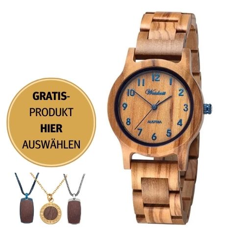 Damenuhr | Sissy aus Olivenholz