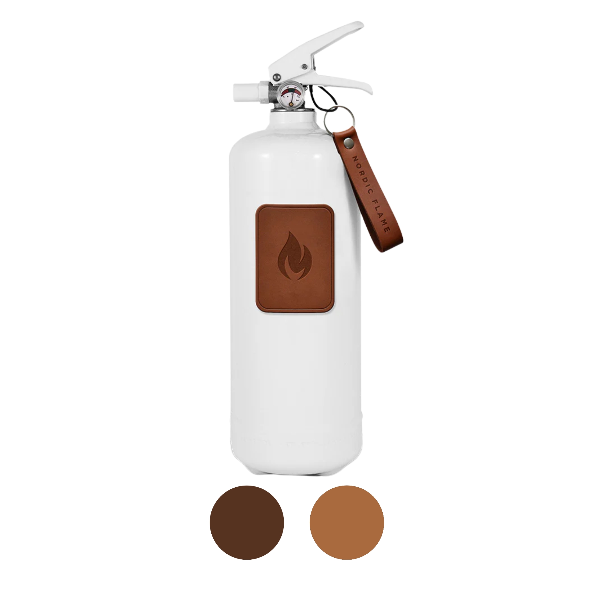 Design-Feuerlöscher Leder Edition