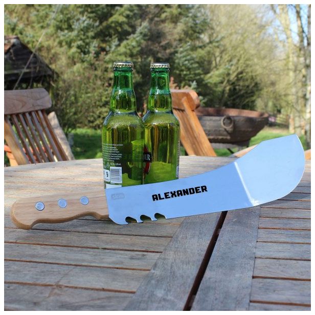 Grillmachete aus Edelstahl Classic - Personalisiert