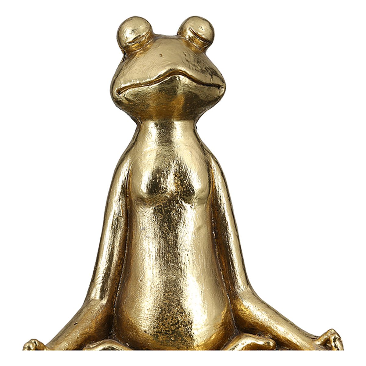 Gartenskulptur Yogafrosch