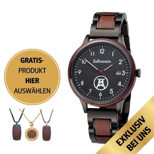 Herrenuhr Grubenholzuhr – Welterbe Zollverein Schacht ⅩⅠⅠ