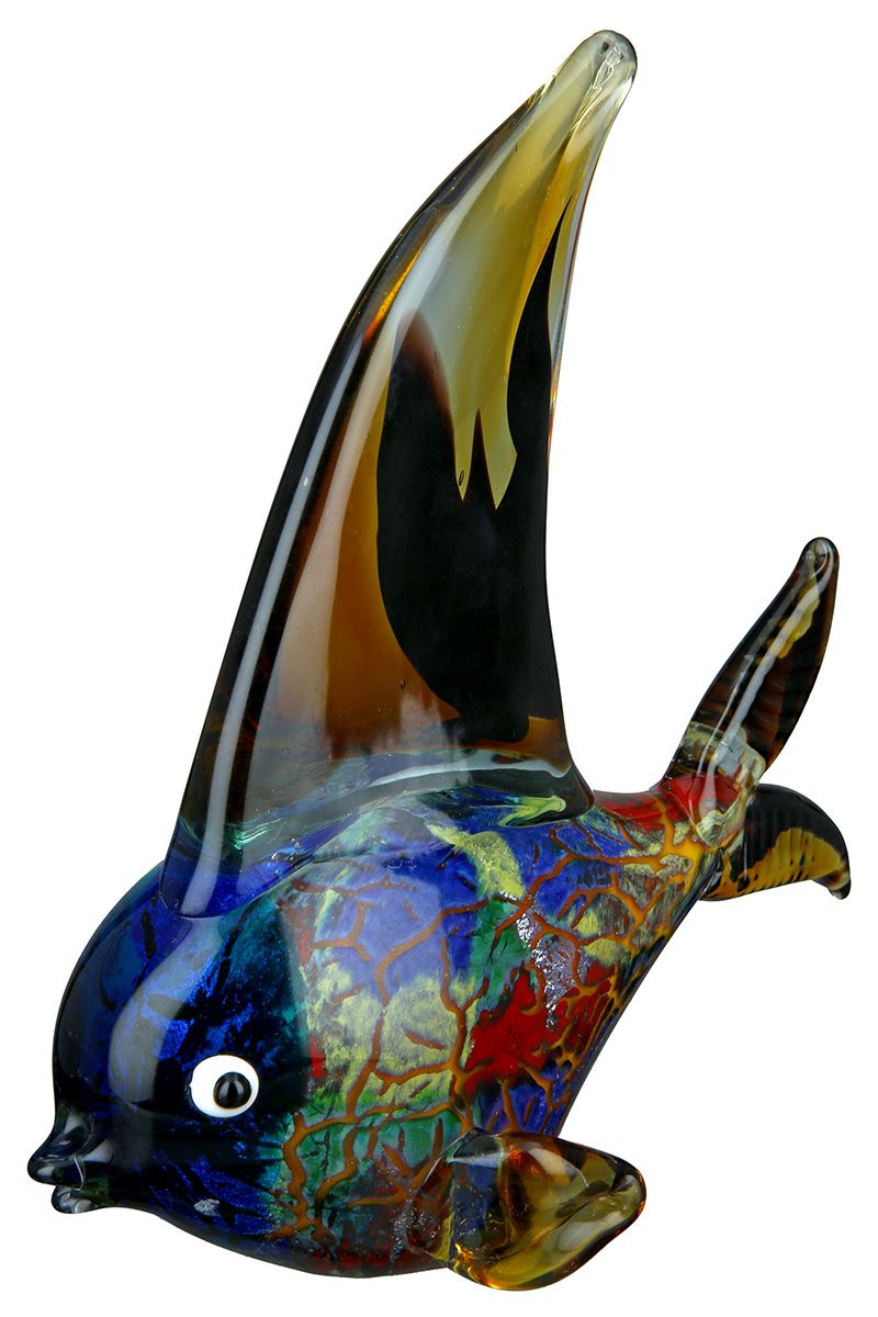 Glasskulptur Fisch Pondo (Höhe 27cm)