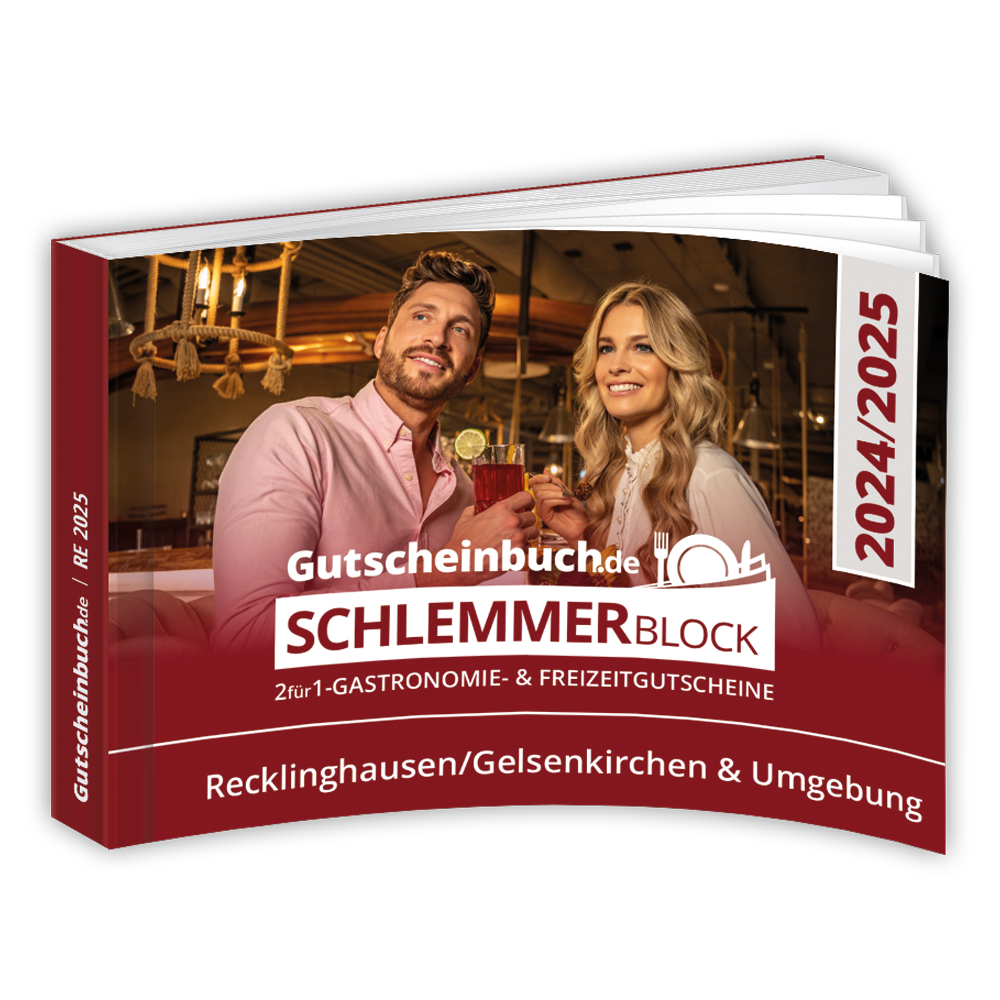 Gutscheinbuch.de Schlemmerblock Recklinghausen/Gelsenkirchen 2024/2025