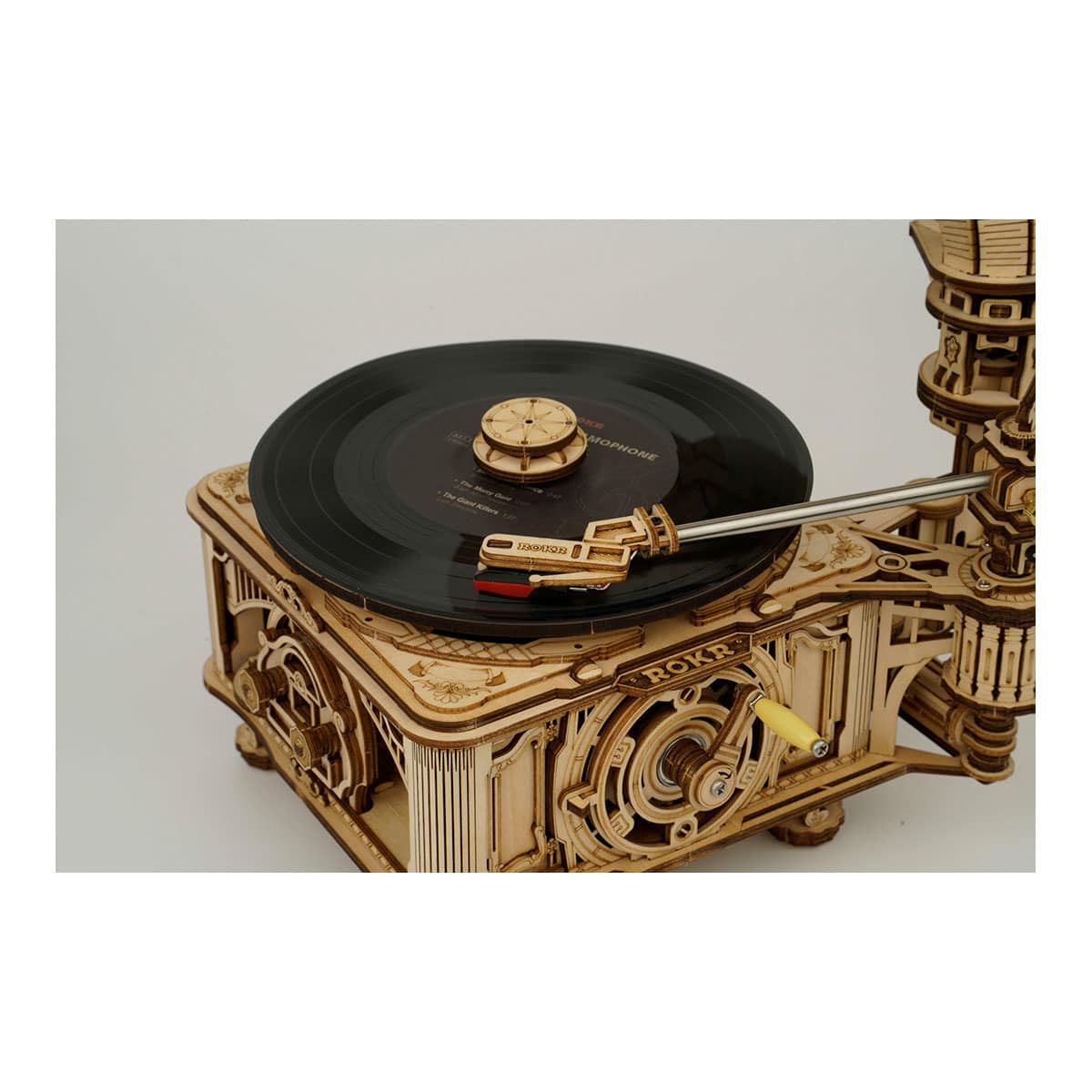 3D-Holzpuzzle Retro Grammophon