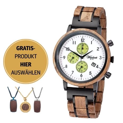 Herrenuhr | Chronograph – Gin White Cucumber