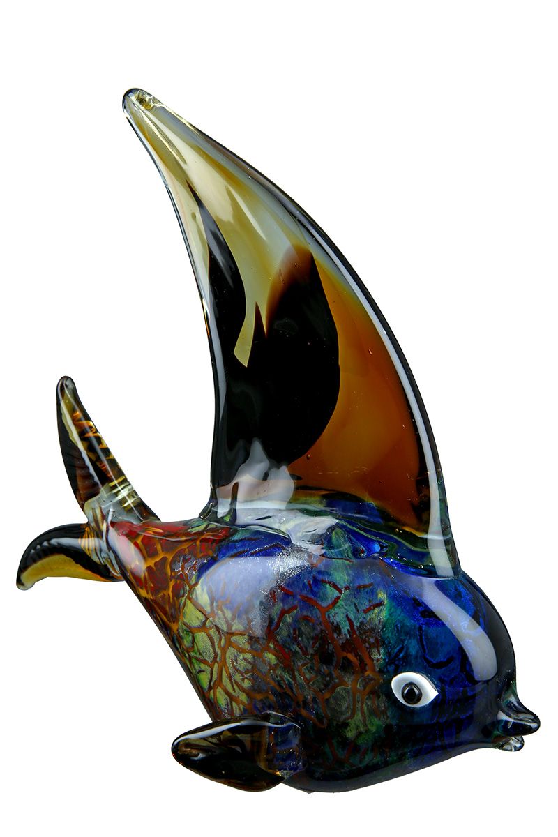 Glasskulptur Fisch Pondo (Höhe 27cm)