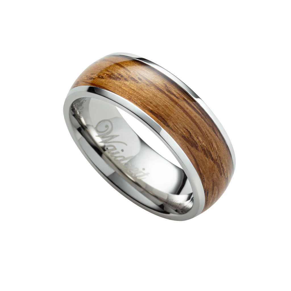 Herren Ring | Silber & Barrique Weinfass – Harmonie