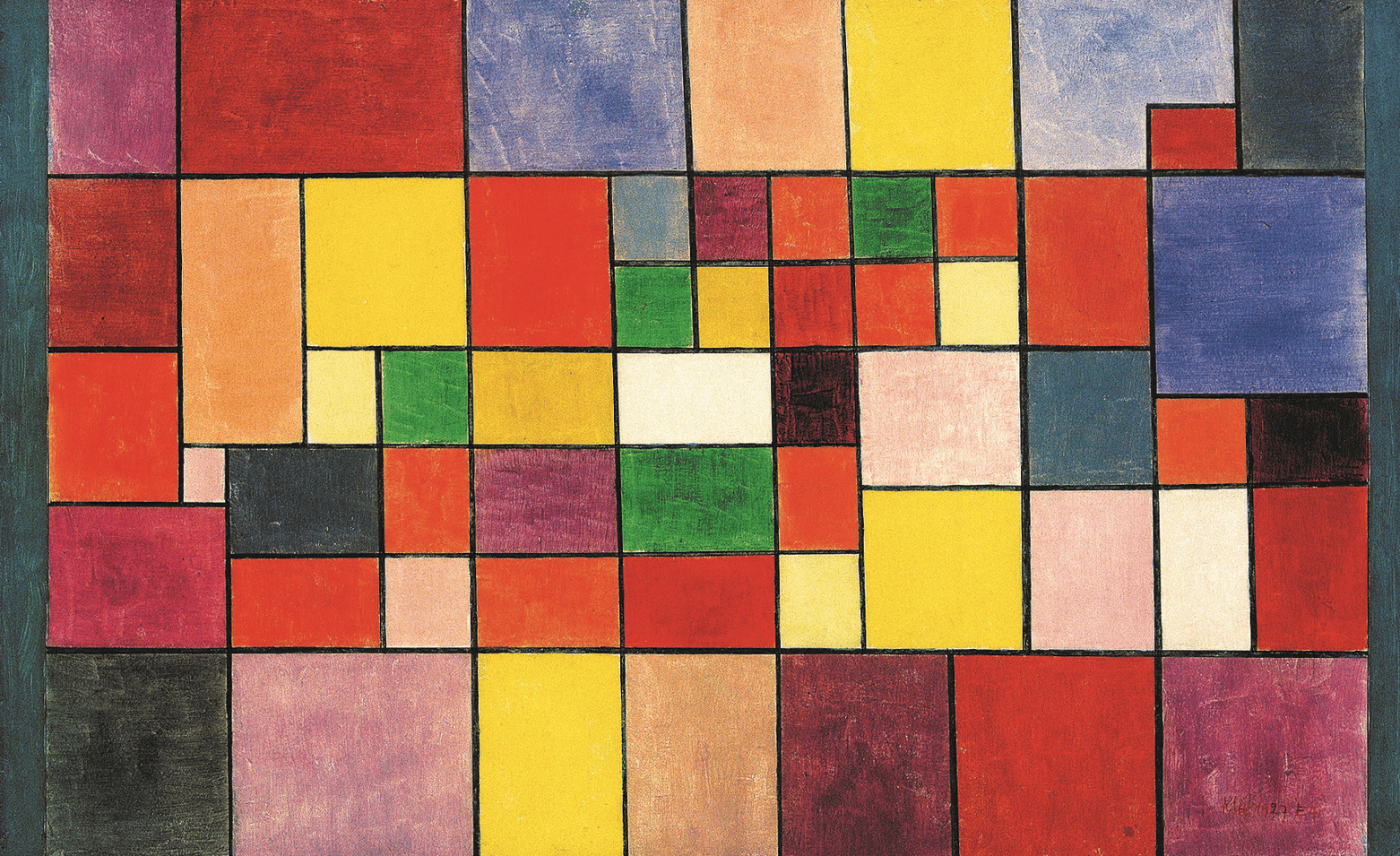Gemälde "Harmonie der nördlichen Flora"  Paul Klee (1927)