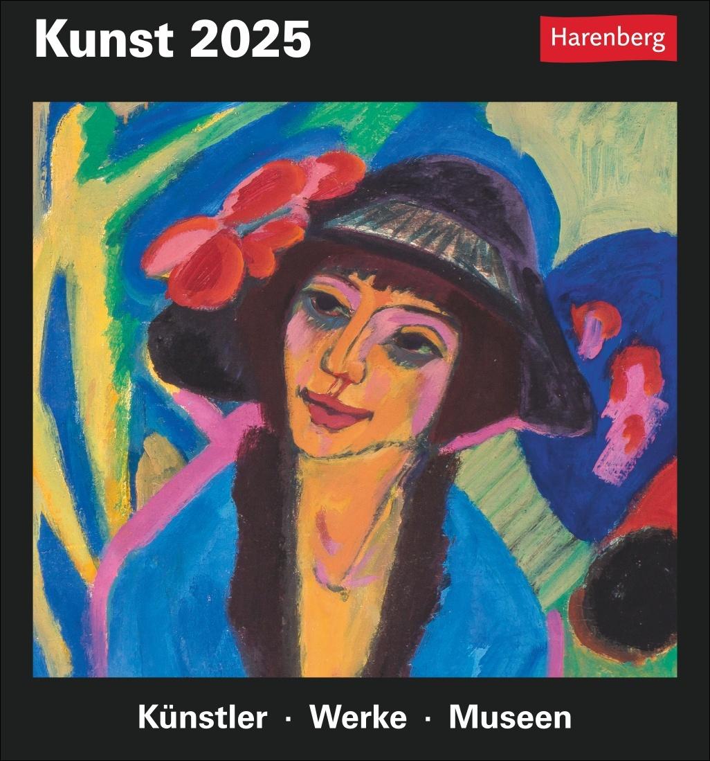 Kunst Tagesabreißkalender 2025 - Kulturkalender - Künstler, Werke, Museen Kunstvoller 