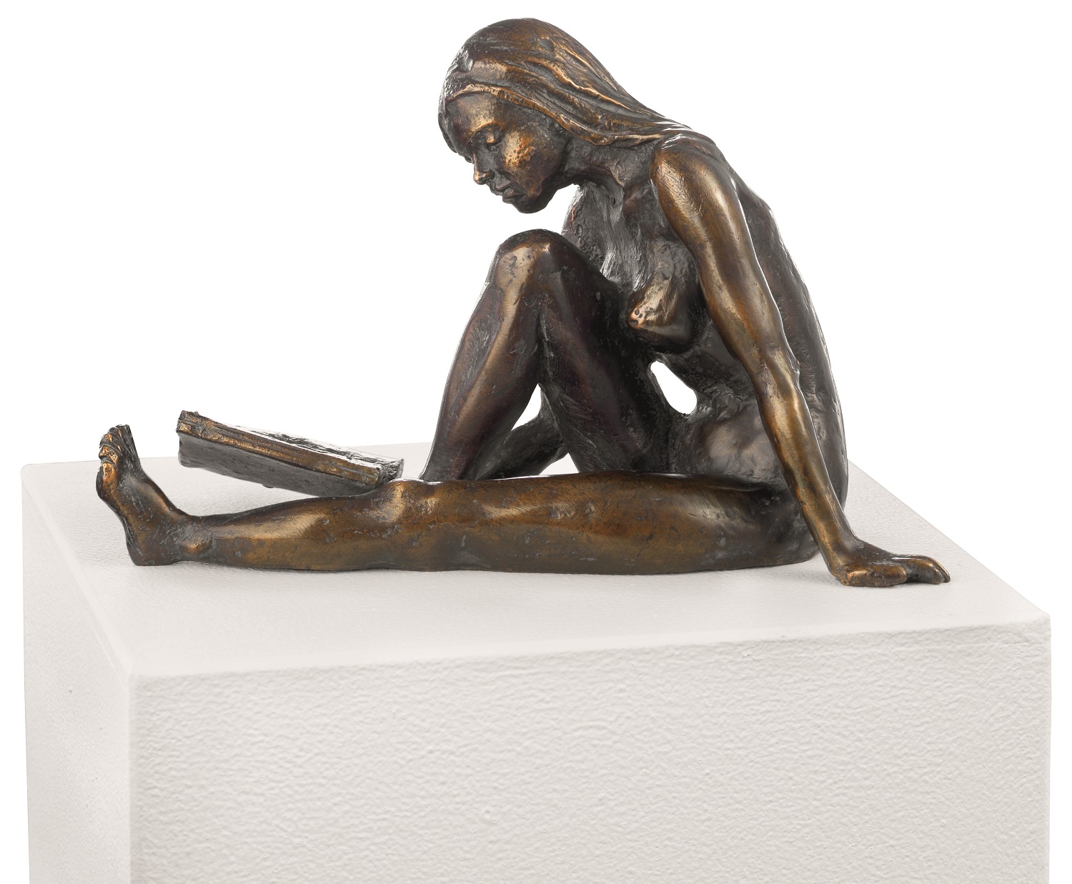 Skulptur "Die Lesende" - Birgit Stauch