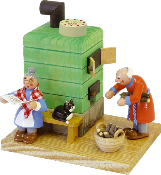 Rauchofen mit Oma und Opa