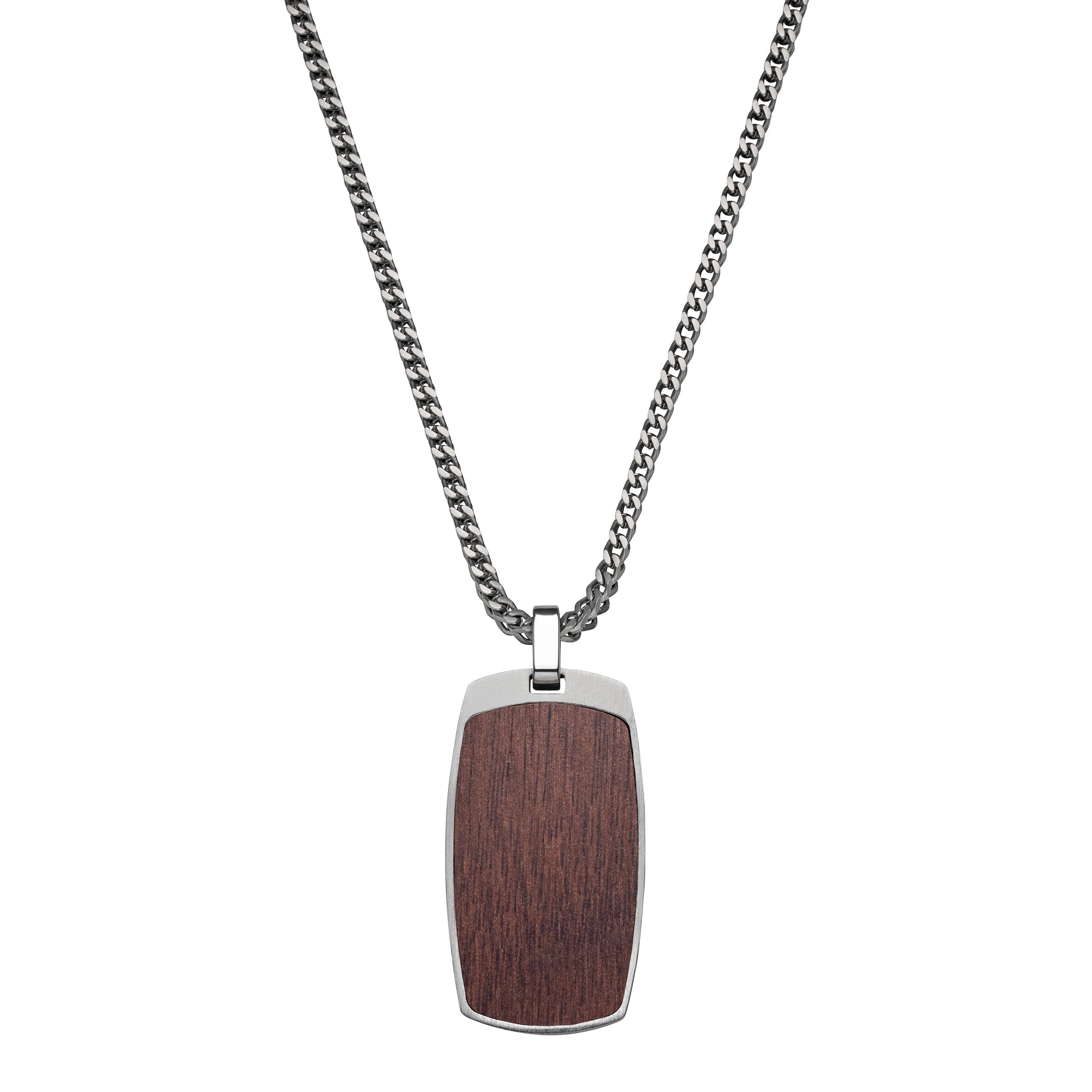 Herren Halskette | Walnuss, personalisierbar – Felix