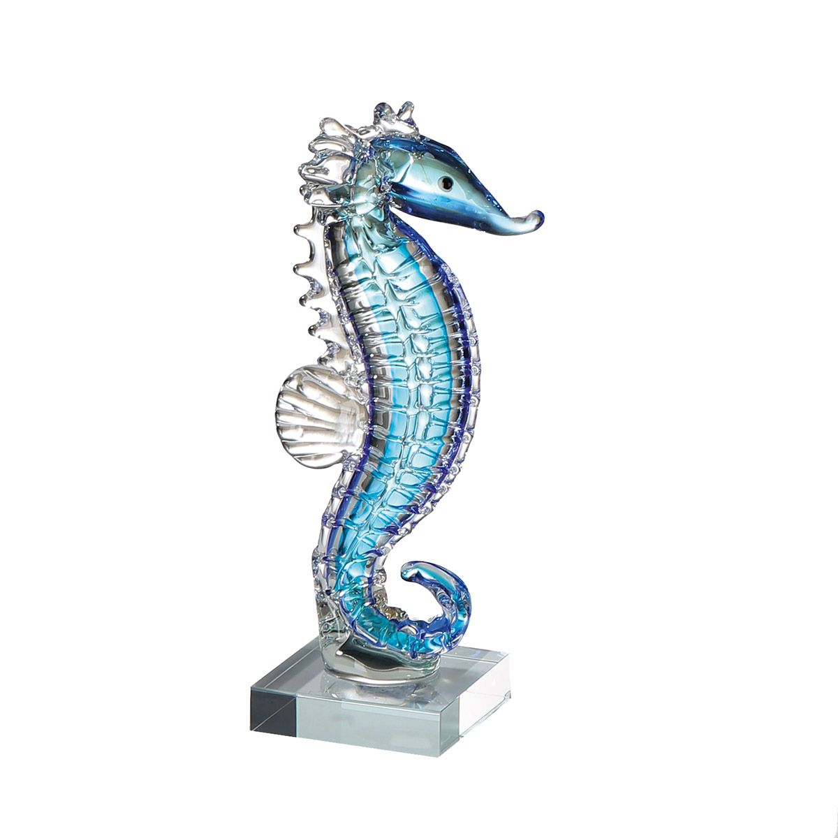 Glasskulptur Seepferdchen
