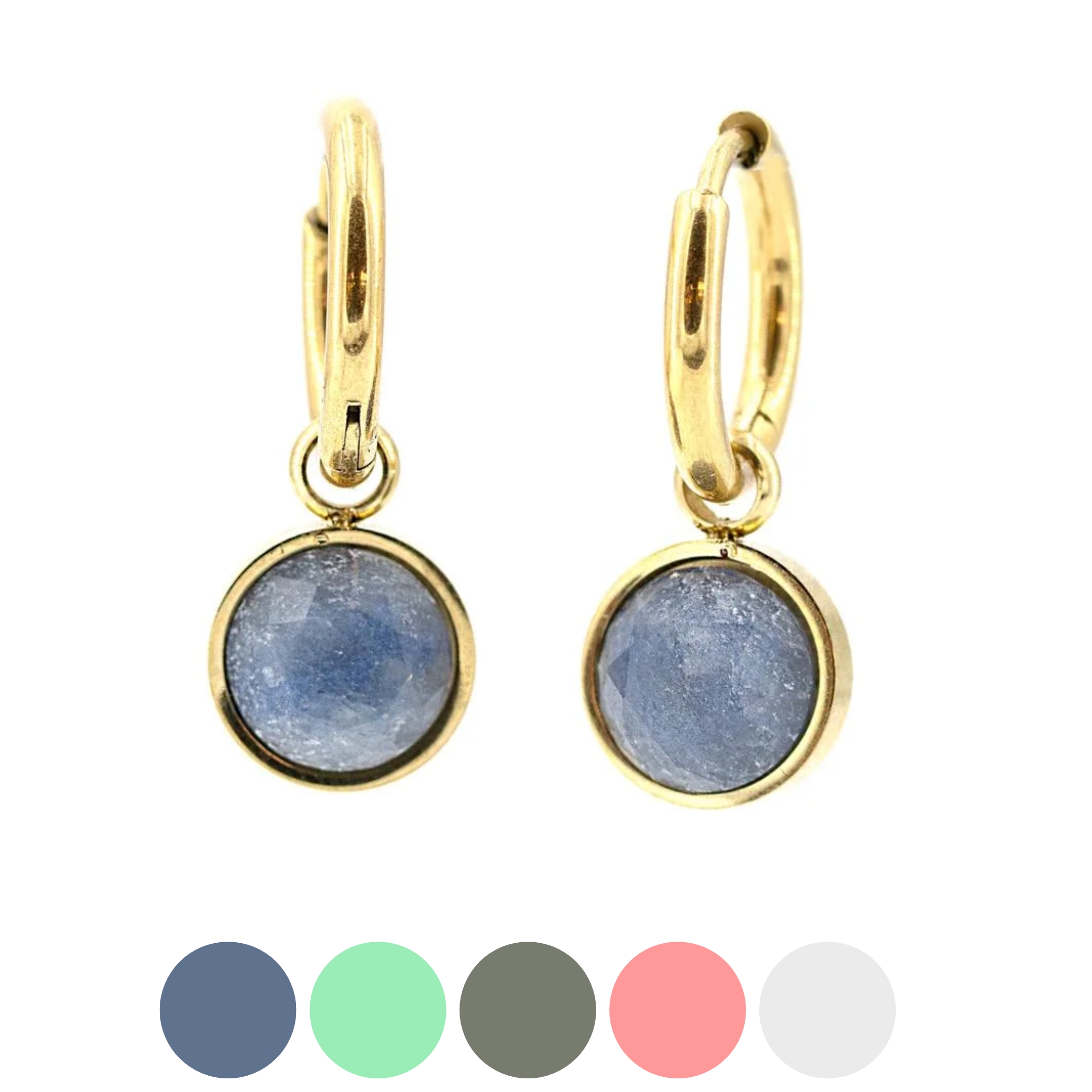 Ohrring | Beach 01 – vergoldet