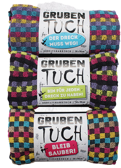 Gruben Set - 3 Grubentücher + Seife