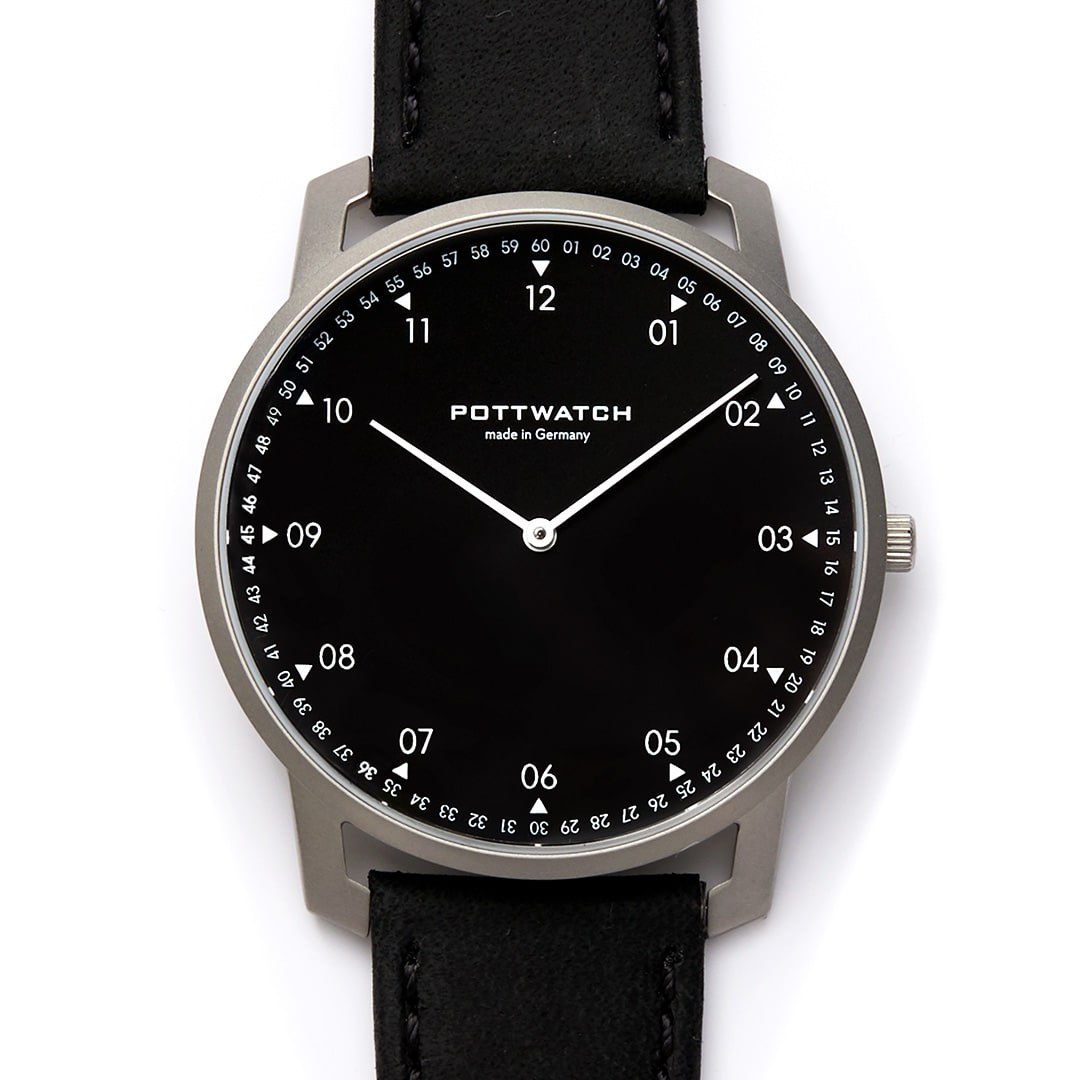 Armbanduhr POTTWATCH – Heimaterde silber